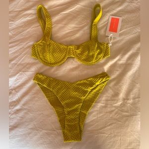 Chartreuse Balconette Cheeky Bikini (Trinta e Oito Graus)